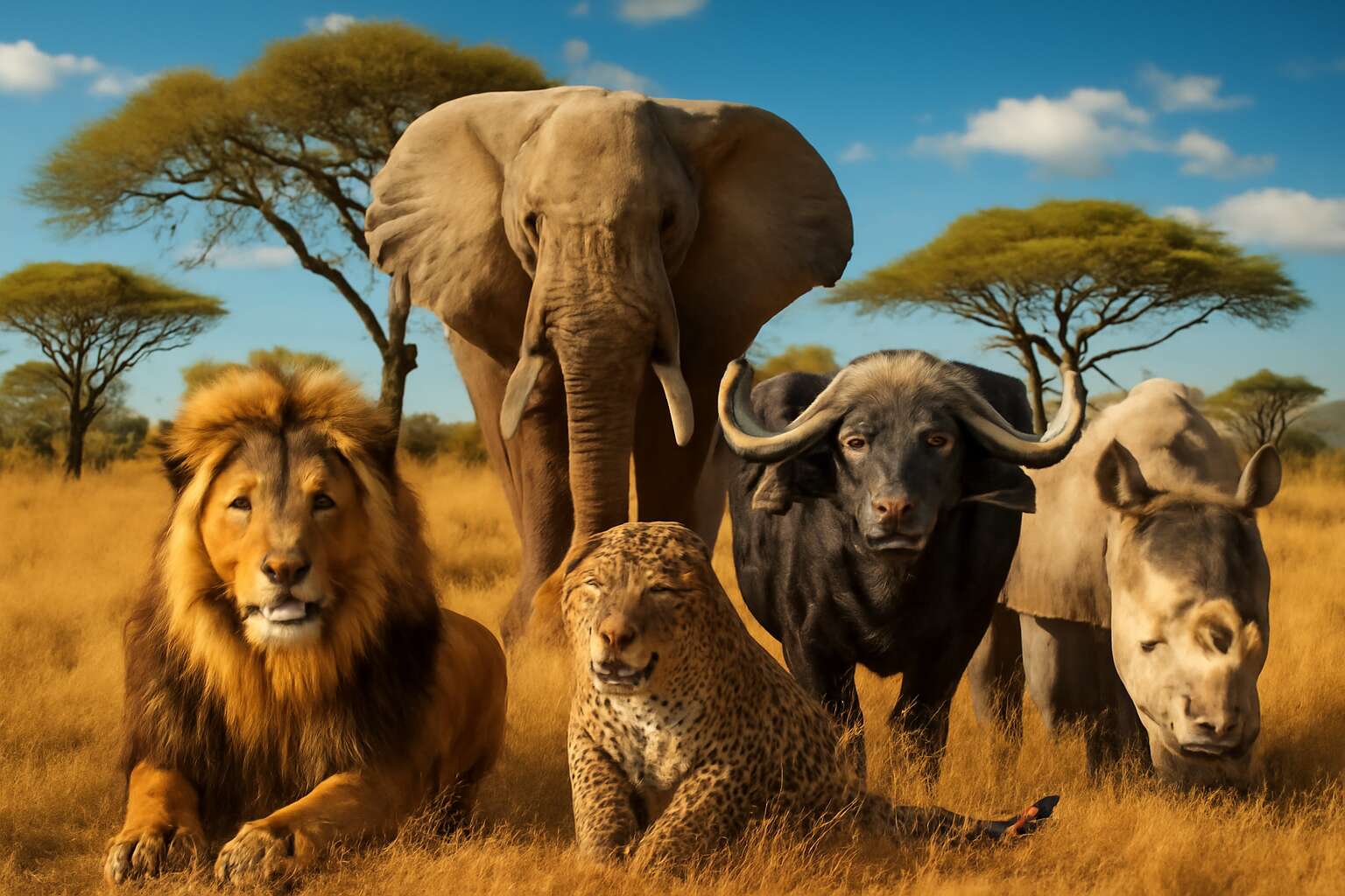 what are the big five animals in africa