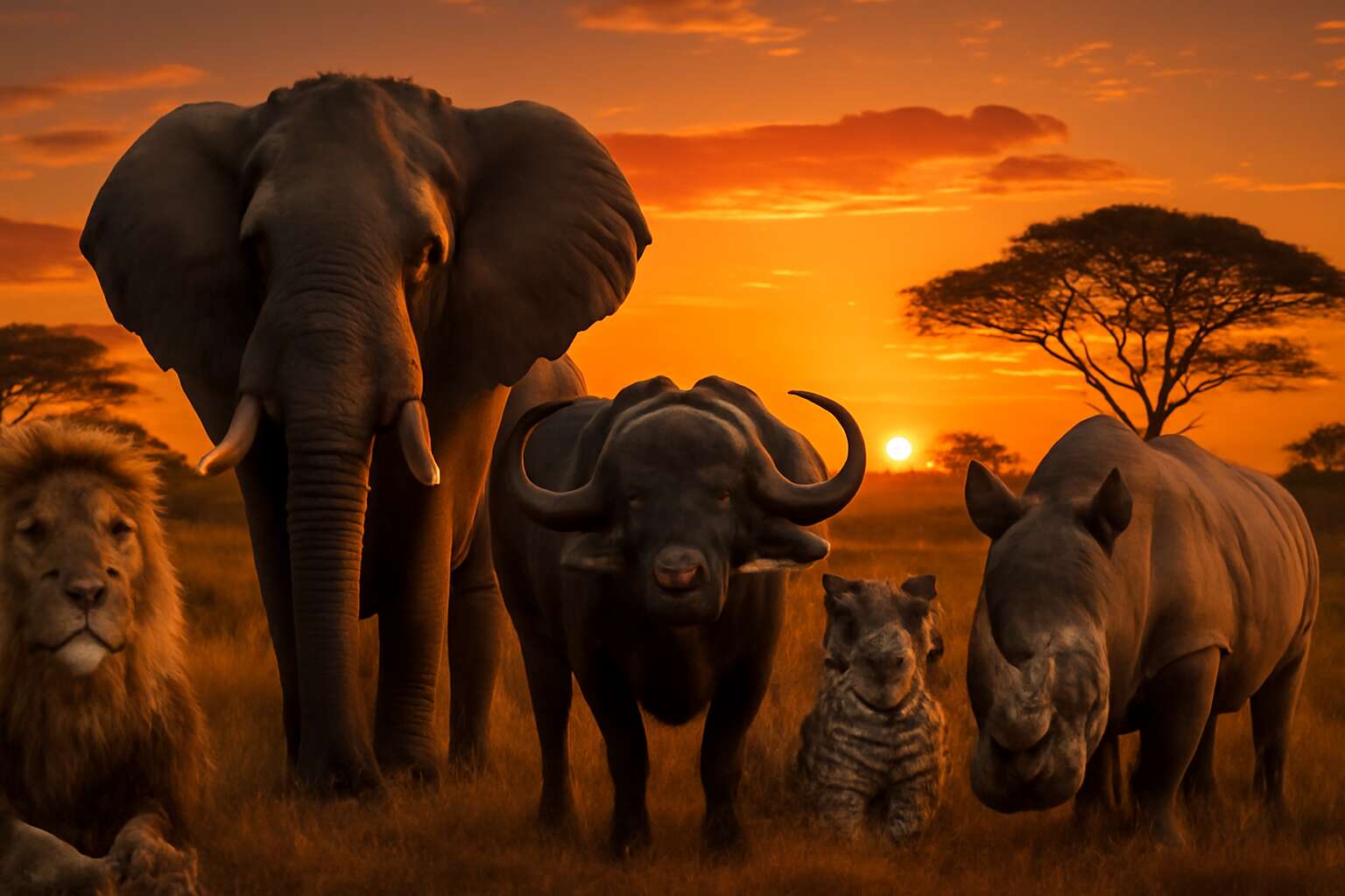 big five of africa