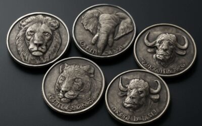 Unveil the south africa big five coin series: collect the wildlife legends