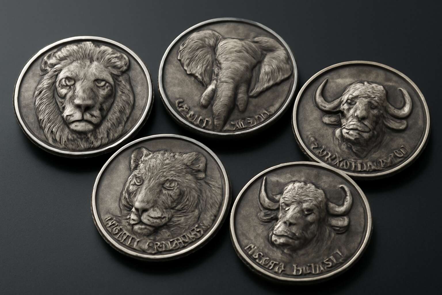 south africa big five coin series