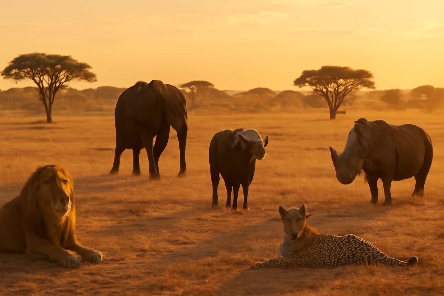 big five africa safari