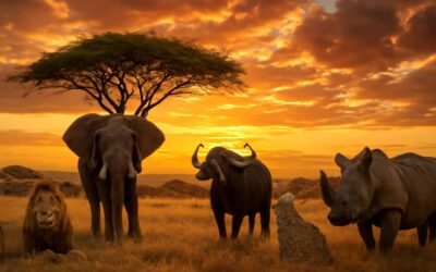 Discover the big five of africa wildlife: icons of Africa’s wild heart
