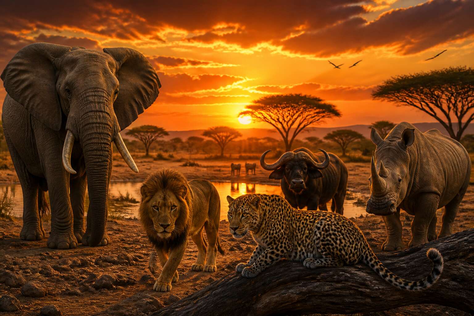 africa big five animals